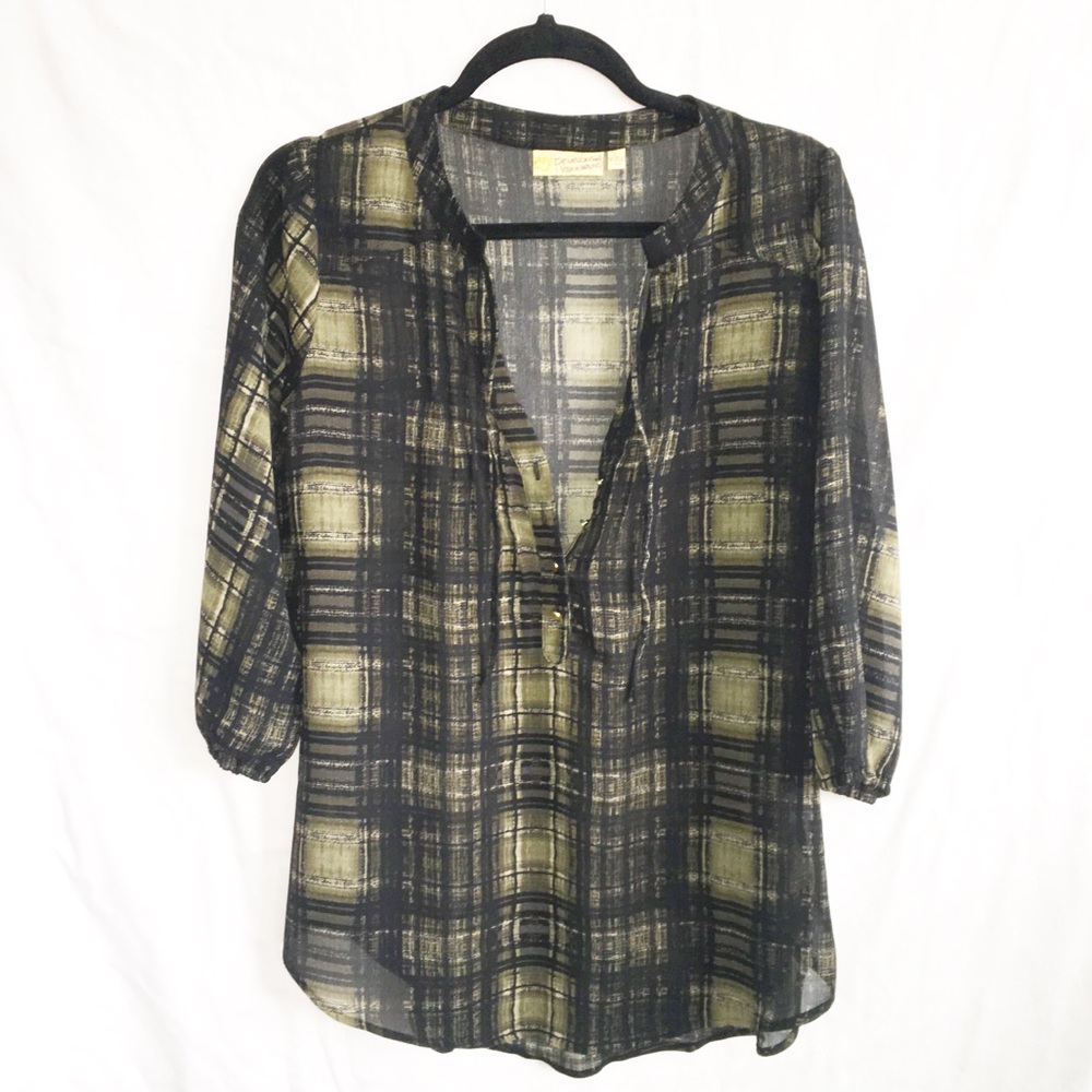 Princess Vera Wang Women’s Tunic Blouse Size L